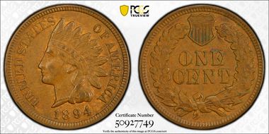 1894 1C AU58BN