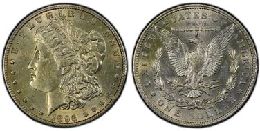 1896 $1 VAM 4, Doubled Stars N1