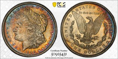 1896 $1 MS63