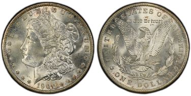 1900-O $1 VAM 15, Doubled Stars MS65