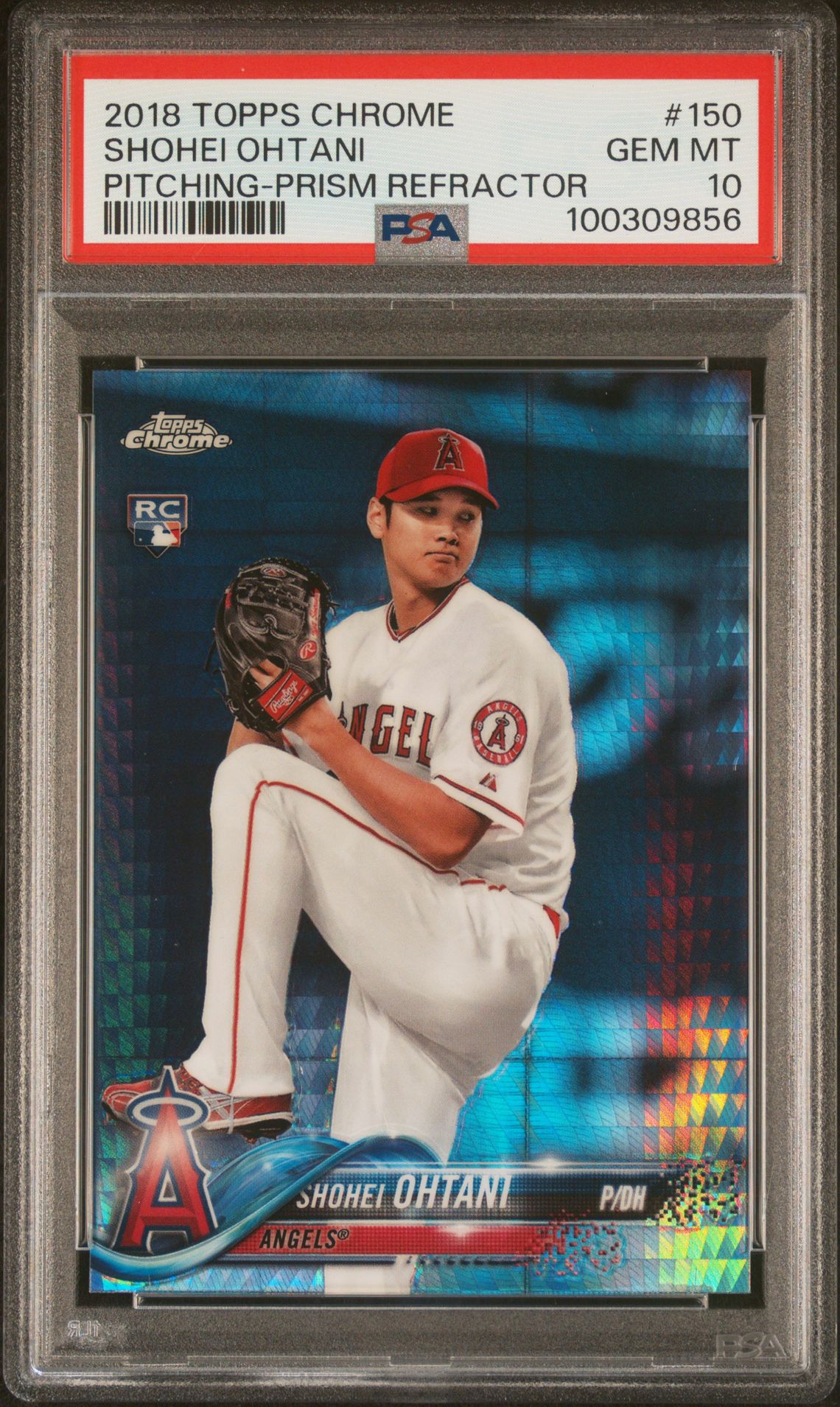 2018 Topps Topps Chrome Prism Refractor #150 Shohei Ohtani front