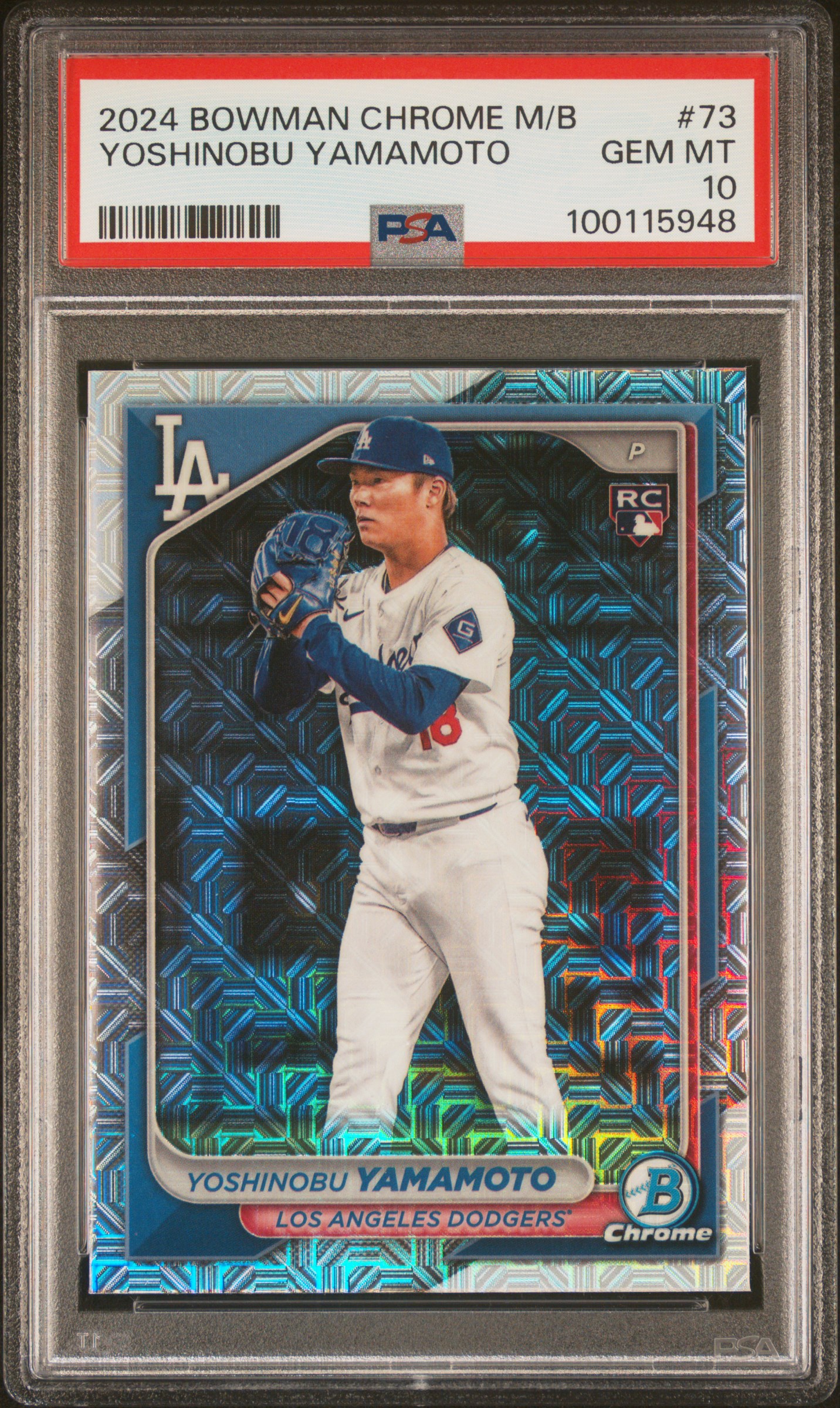 Topps - 25枚限定 Bowman Sterling 山本由伸 PSA 9 2024 Bowman Sterling - Yoshinobu Yamamoto #RA-YY for sale | eBay