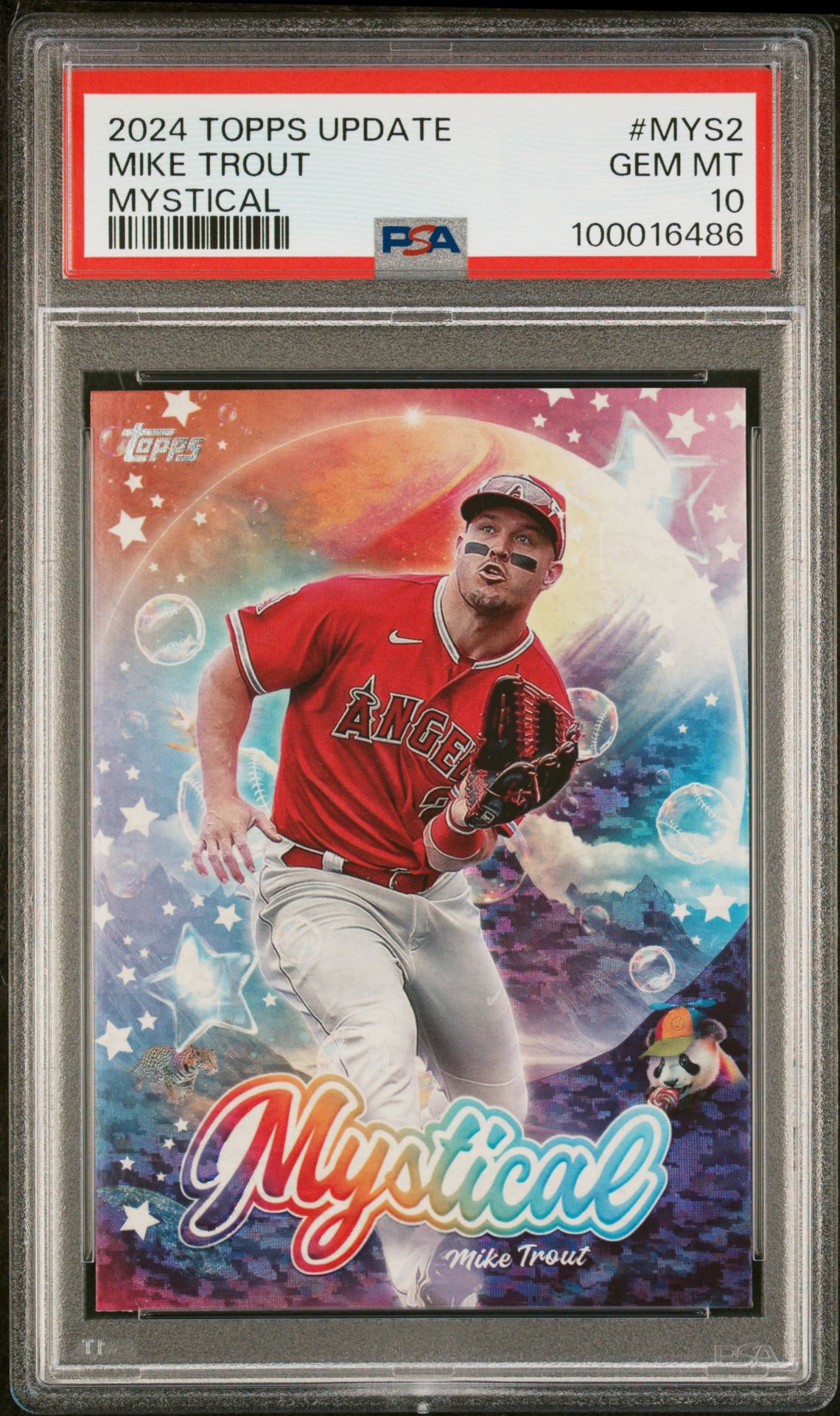 2024 Topps TOPPS UPDATE MYSTICAL #MYS2 Mike Trout front