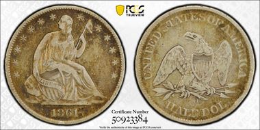 1861-O 50C W-09, CSA Issue VF25