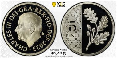 2023 5p Oak Sprig PR69DCAM