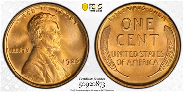 1926 1C MS67+ RD