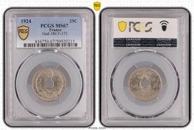 1924 25C Gad-380 F-171 MS67