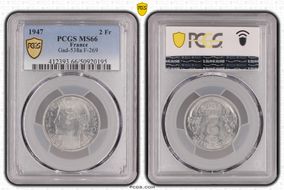 1947 2 Fr Gad-538a F-269 MS66