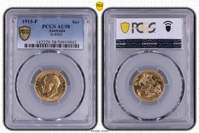 1915-P Sov S-4001 AU58