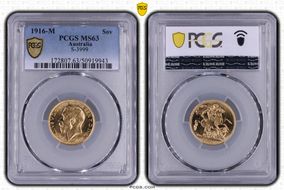 1916-M Sov S-3999 MS63