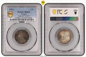 1913 1 Fr Gad-467 F-217 MS65