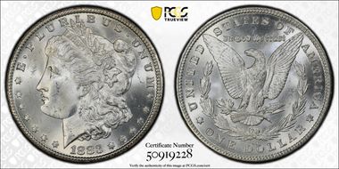 1883-CC $1 MS64