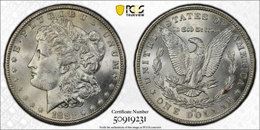 1882-CC $1 MS63