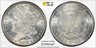 1878-S $1 MS64