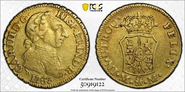1763-Mo MM Escudo Calico-1378 XF40