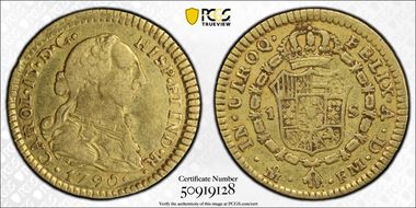 1790-Mo FM Escudo Calico-1122 VF35