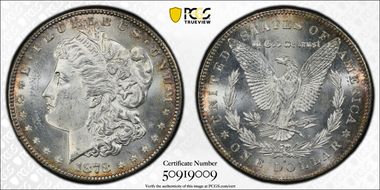 1878-S $1 MS63