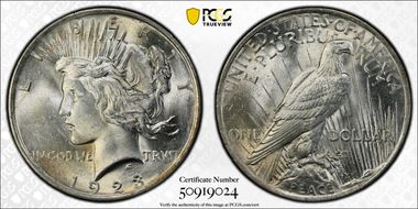 1923 $1 MS64
