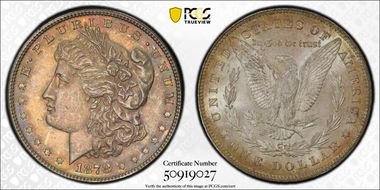 1878 7TF $1 Reverse of 1878 N1