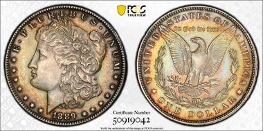 1889 $1 MS63