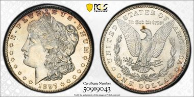 1897-S $1 MS62
