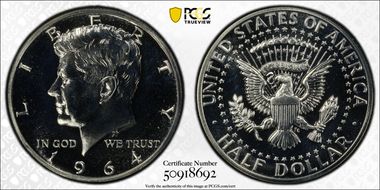 1964 50C Accented Hair PR68