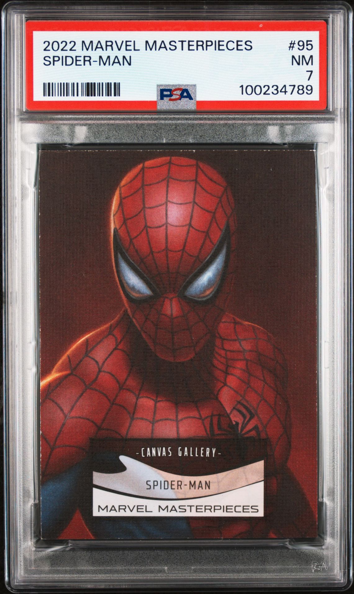 2022 Fleer SKYBOX MARVEL MASTERPIECES #95 Spider-Man front