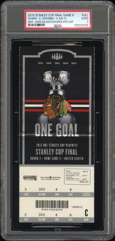 MVP-DUNCAN KEITH/HAWKS 6TH CUP