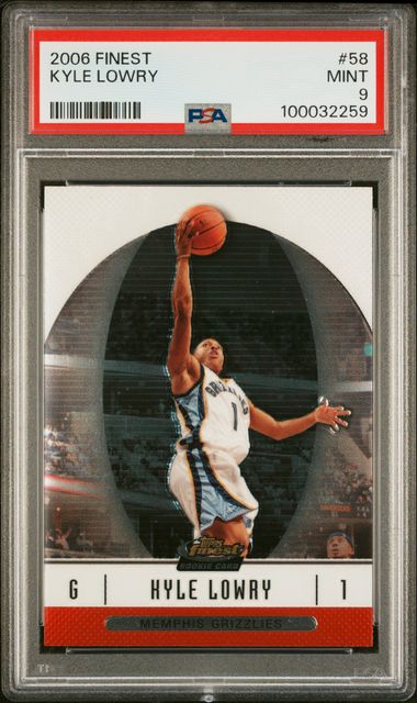 2006 Topps Topps Finest #58 Kyle Lowry front