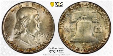1950 50C MS67+ FBL