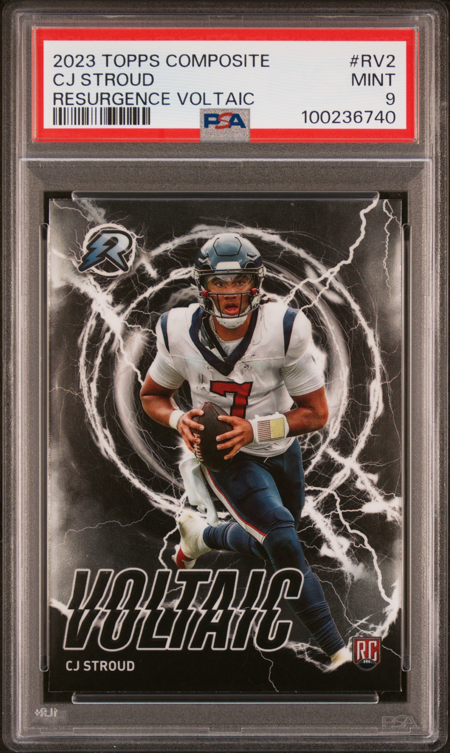 2023 Topps Composite Resurgence Voltaic Cj Stroud #Rv2 Mint 9 front