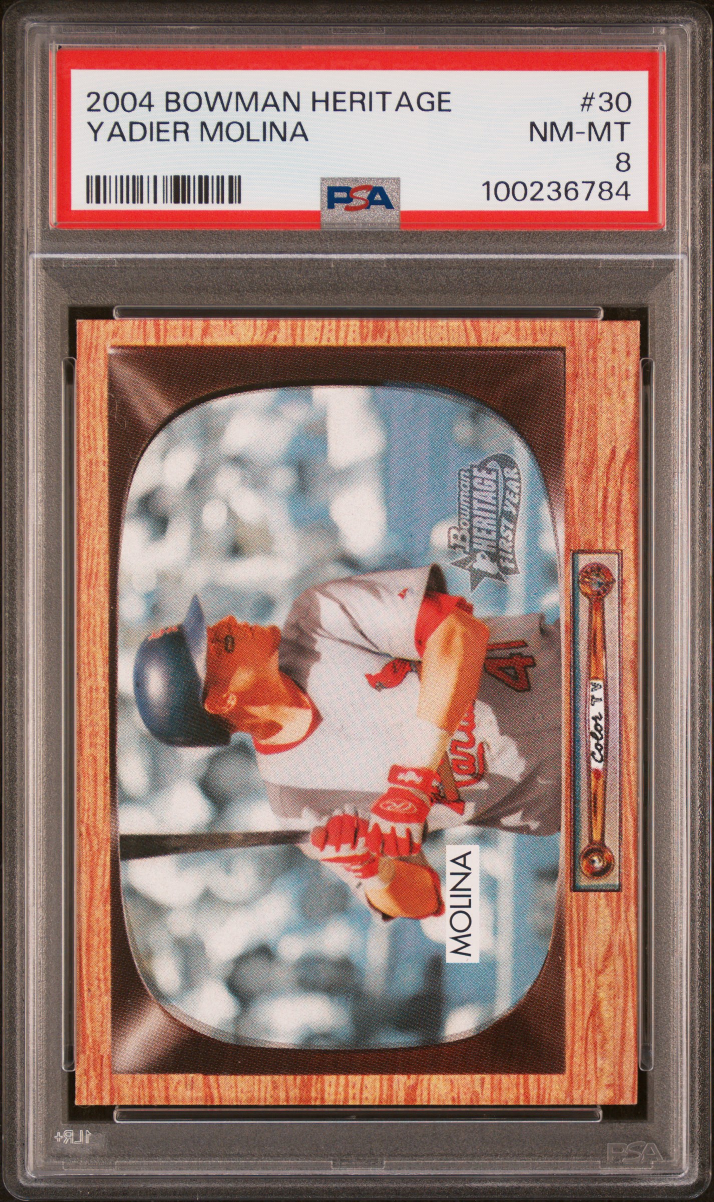 2004 Bowman Heritage Yadier Molina #30 Nm-Mt 8 front