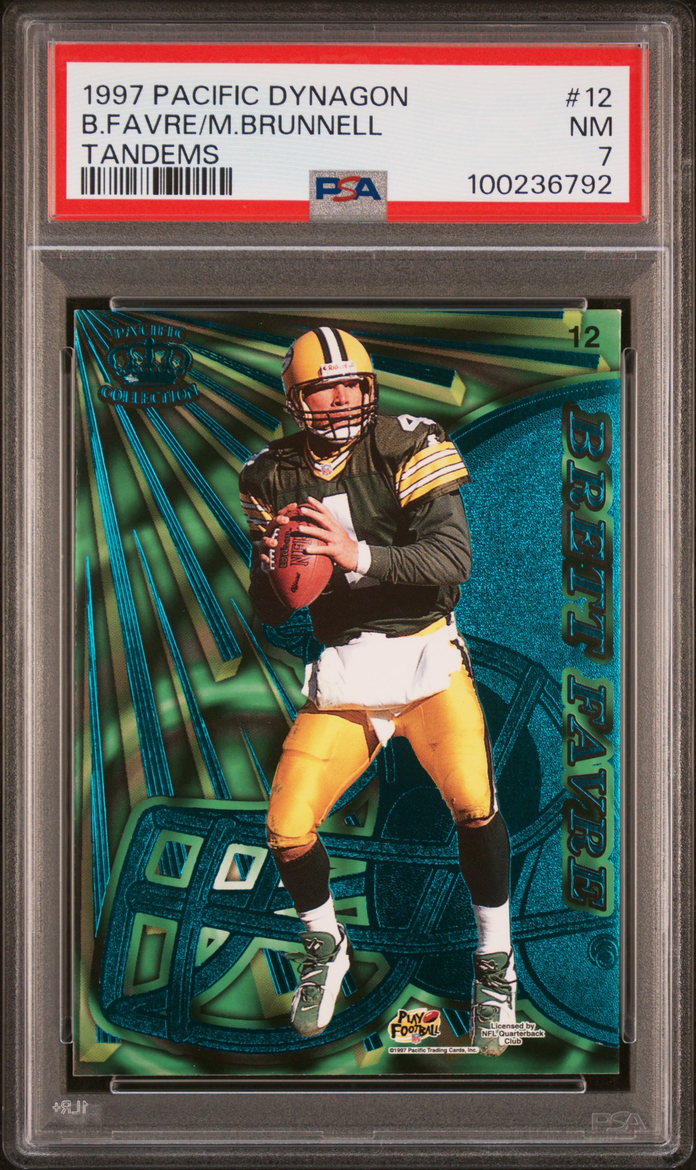 1997 Pacific Dynagon Tandems B.favre/M.brunnell #12 (Tandems) Nm 7 front