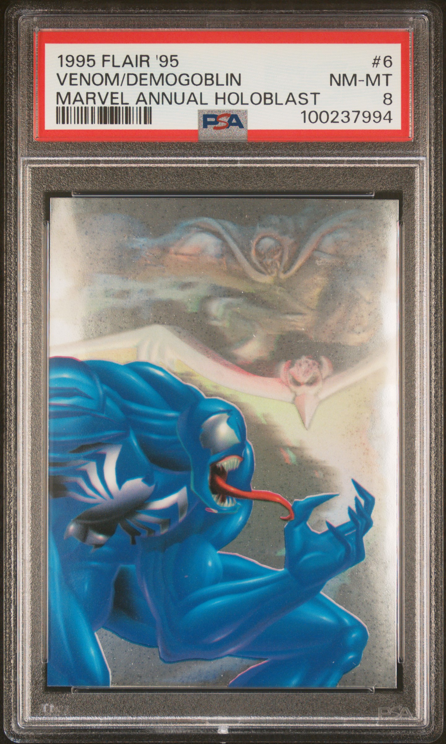 1995 Flair '95 Marvel Annual Holoblast Venom/Demogoblin #6 (Marvel Annual Holoblast) Nm-Mt 8 front