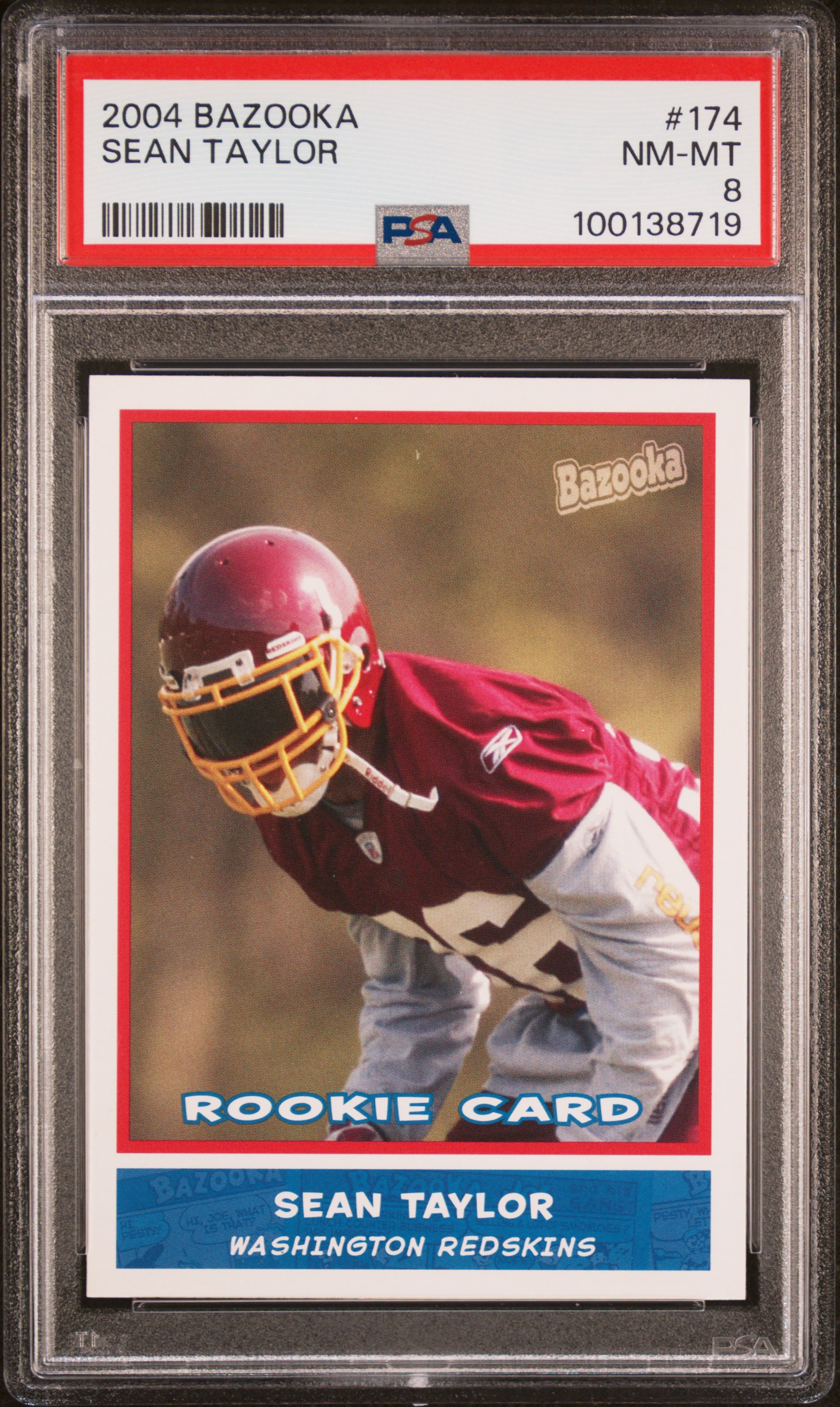 2004 Bazooka Sean Taylor #174 Nm-Mt 8 front