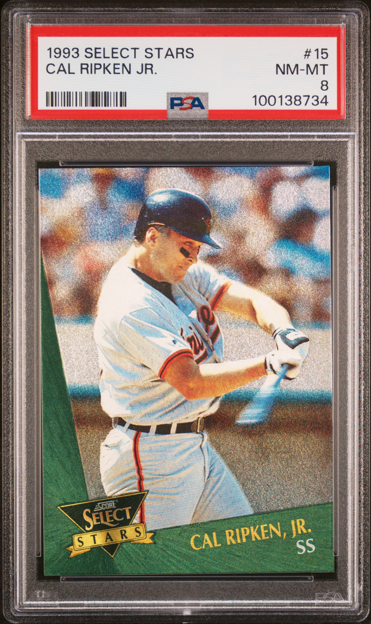 1993 Select Stars Cal Ripken Jr. #15 Nm-Mt 8 front