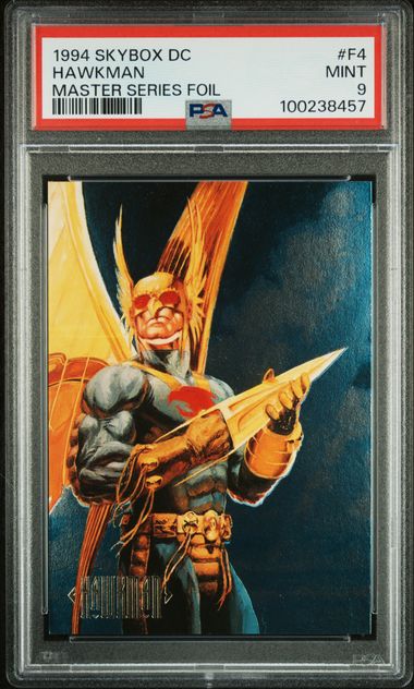 1994 SkyBox SkyBox Masterseriesfoil Foil #F4 Hawkman front