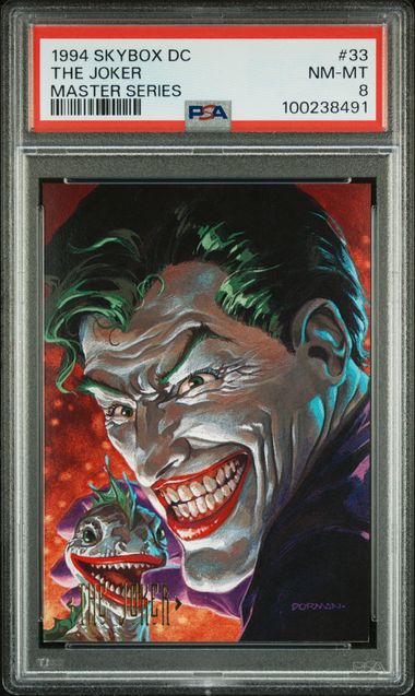 1994 SkyBox SKYBOX DC MASTER SERIES MASTER SERIES #33 The Joker front