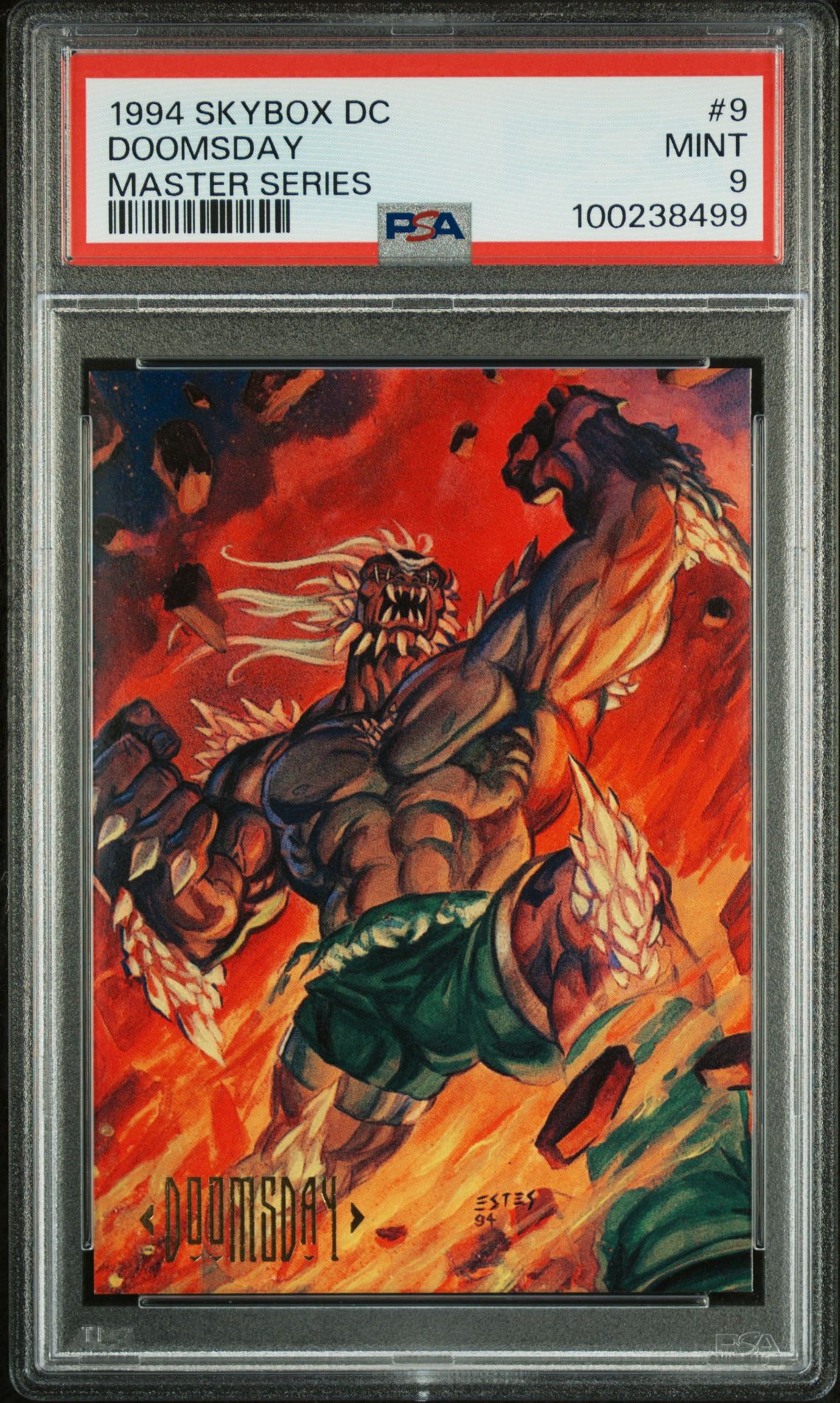 1994 SkyBox SKYBOX DC MASTER SERIES #9 Doomsday front