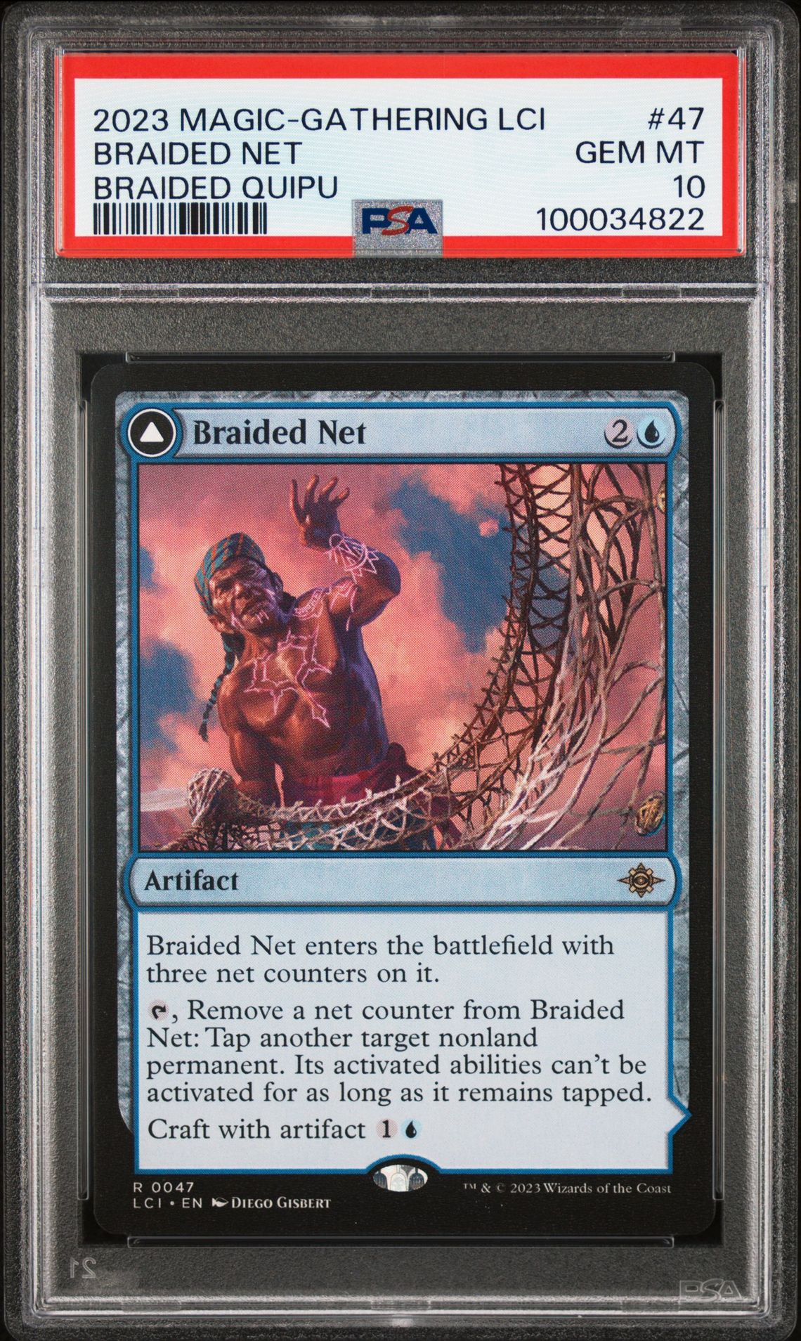 2023 MTG MAGIC THE GATHERING THE LOST CAVERNS OF IXALAN BRAIDED QUIPU #47 Braided Net front