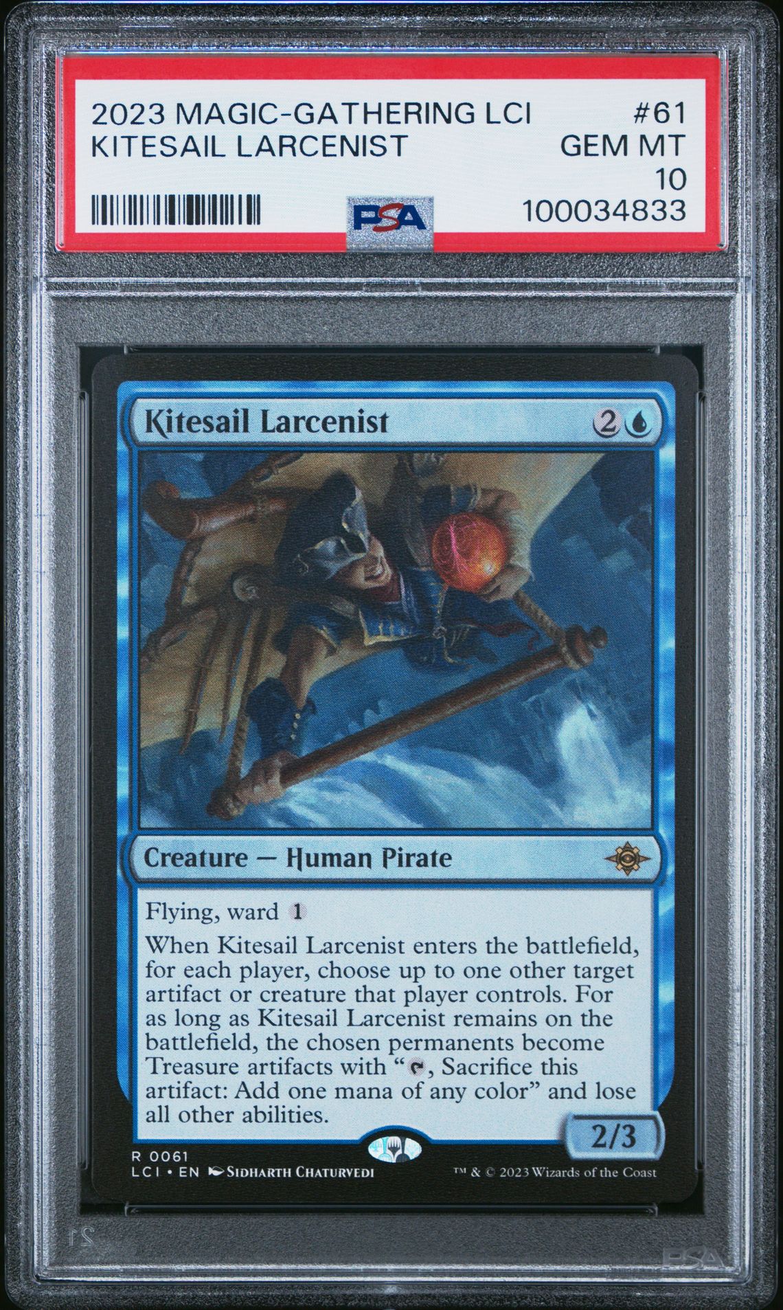 2023 MTG MAGIC THE GATHERING THE LOST CAVERNS OF IXALAN #61 Kitesail Larcenist front