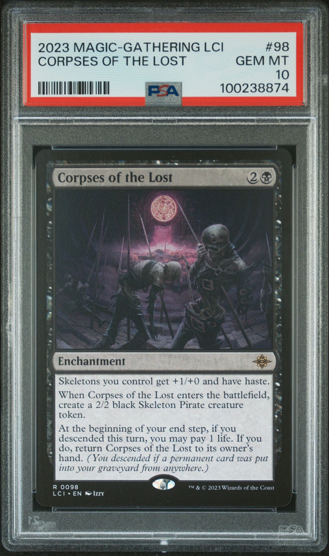 2023 MTG MAGIC THE GATHERING THE LOST CAVERNS OF IXALAN #98 Corpses Of The Lost front
