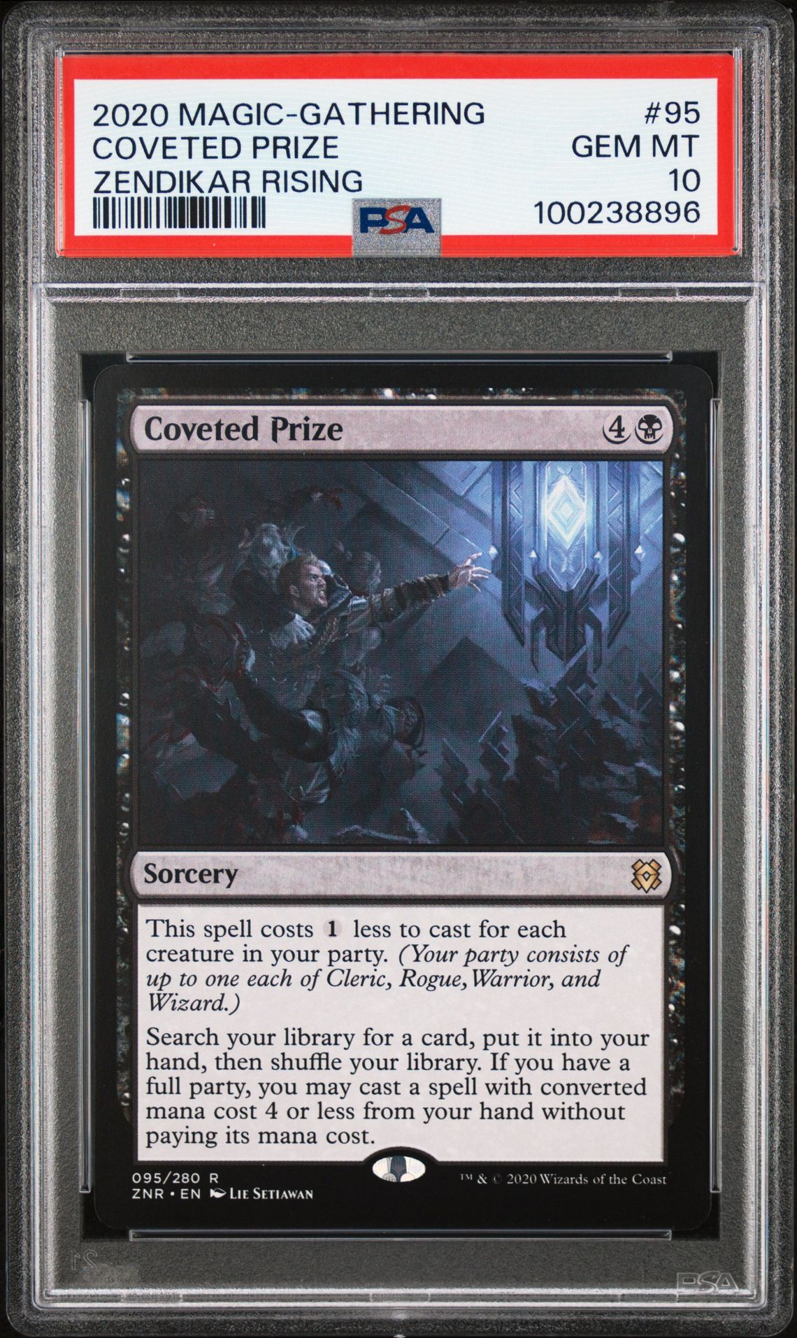 2020 MTG MAGIC THE GATHERING ZENDIKAR RISING #95 Coveted Prize front