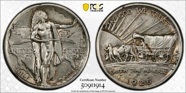 1926 50C Oregon AU55