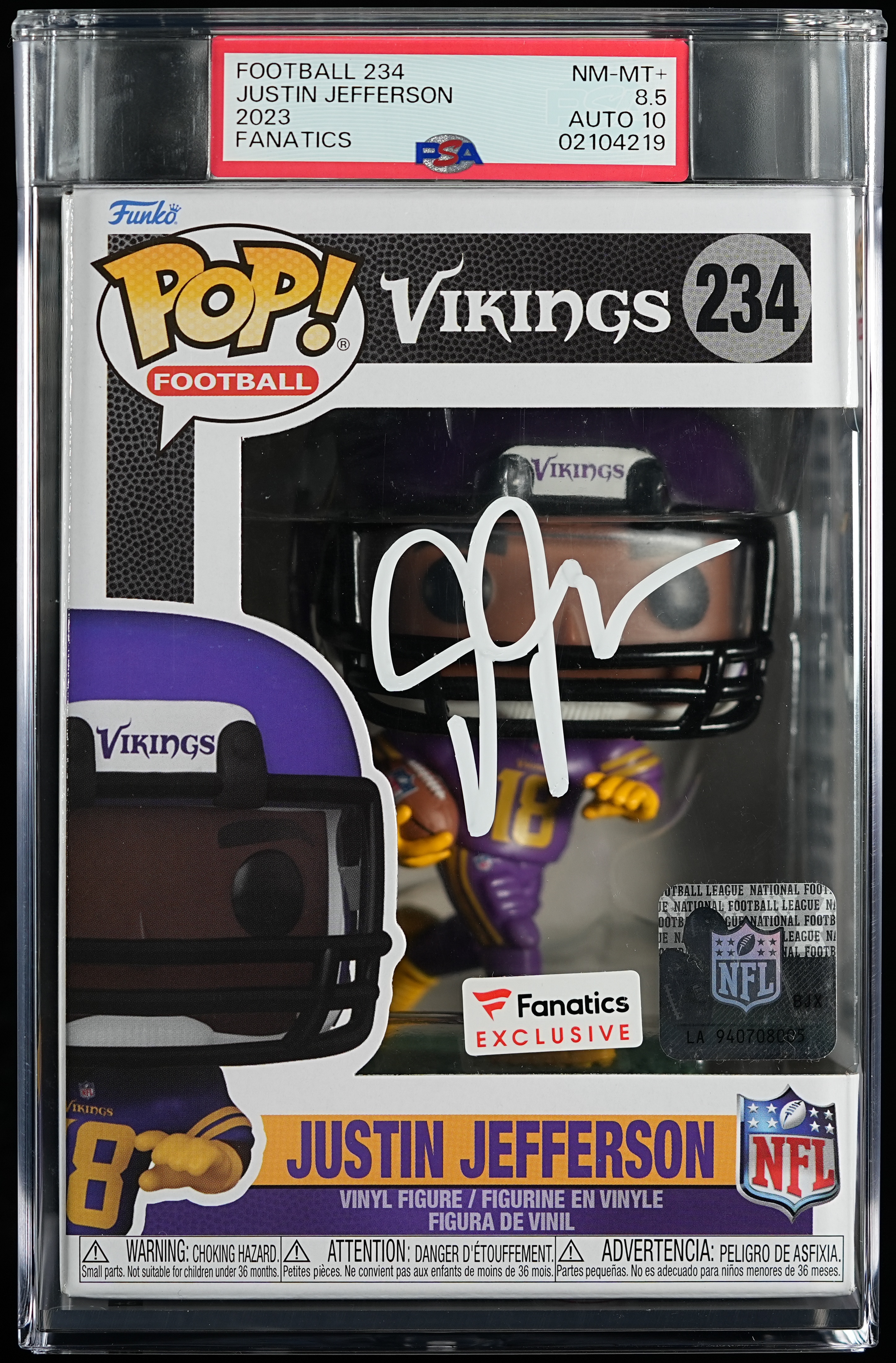 Football 234 Justin Jefferson Fanatics