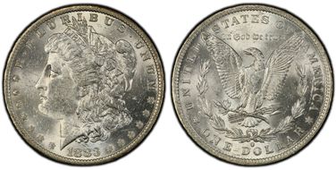 1883-O $1 MS62
