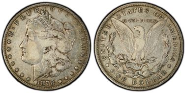 1878 8TF $1 F15