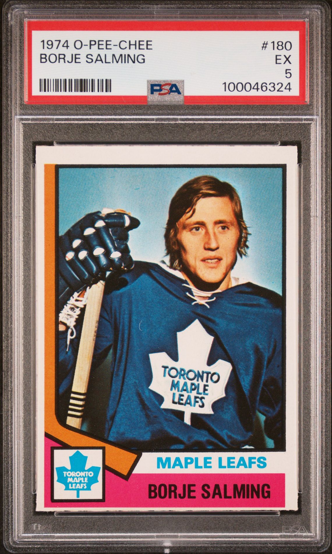 1974 O-Pee-Chee O-PEE-CHEE #180 Borje Salming front