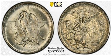 1936-D 50C Texas MS66