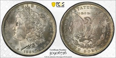 1884-O $1 MS64